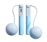 Huvqianu Cordless Jump Rope - Cordless Counting Fitness Trainer - Exercise Skipping Rope with Counter - for Men Women Adult Kid Fitness Workout Home Gym