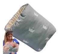 Huvqianu Cozy Cradle - Anti-Spitting Support Head Nursing Pillow,Washable Comfortable Pillow with Arm for Breastfeeding and Bottle Feeding, Travel, Mom,