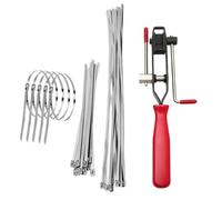 Huvqianu CV Boot Clamps ATV | Adjustable Stainless Steel CV Axle Boot Clamps | Replacement Accessories for Automotive Technicians Car Enthusiasts Mechanics Auto Repair Shops Vehicle Owners