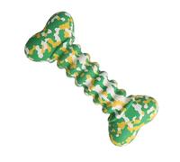 Huvqianu Dog Rubber Bone Chew Toys, Funny Bone Shaped Bite Resistant Balls, 0.98 in Interactive Fetch, Vibrant Colors, Perfect for Teeth Cleaning and Small Dogs Or Puppies