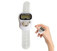 Huvqianu Finger Clicker Counter - LCD Electronic Finger Counters for Coaching | Multifunctional Outdoor Sport Supplies for Coaching Hiking Crochet Knitting Fishing Camping Goods Counting Sports