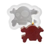 Huvqianu Halloween Mould, Ghost Candle Moulds for Casting - Soft Silicone Moulds for Aromatherapy, Wax, Soap, Plaster and Candle
