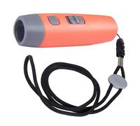 Huvqianu Hand Whistle Battery Powered 3 Tone - Loud Teacher Whistle with Wrist Strap | for Outdoor Camping Hiking Sports Coaching Training Events Classes