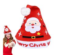 Huvqianu Handmade Christmas Hat Set | Creative Art Christmas Hat Craft Kits - Santa Supplies Set for Kids Preschool Home Holiday Activities Girl Nursery Valentines Easter