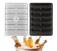 Huvqianu Ice Cube Moulds | Silicone Easy Release Long Sticks | Reusable Ice Funnel Mould | For Camping Parties Cocktails Bar Home Tasting Whiskey Weddings