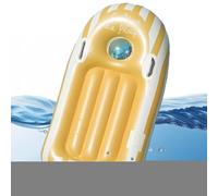 Huvqianu Inflatable Body Board - Portable Inflatable Surfboards with Handles - Outdoor Water Games for Swimming Diving Surfing Water Sports Lake and Party