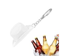 Huvqianu Key Chain Bottle Opener - Cowboy Hat Design Bottle Opener | Backpack Key Ring Charm - for Kitchen Home Bar Wedding Party Gathering Seniors Elderly Women