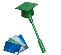 Huvqianu Magnetic Debit Card | Easy Contactless Payment for Graduation - Graduation Hat Card Holder for Fancy Dress Holiday Daily Travel Shopping Men Women