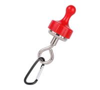 Huvqianu Magnetic Hooks Heavy Duty - Magnetic Quick Release Keychain Aluminum Alloy D - Outdoor Magnetic Hooks, Portable Organizer for Canopy Tent Lights, Keys, Toolbox, Grill, Cabins