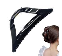 Huvqianu Non-Slip Hair Clips | Women's Hair Accessory | Ergonomic Triangular Claw Clamp for Party Transport Sport Study Les Jours