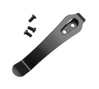 Huvqianu Pocket Clip for Flashlight - Multi-Purpose Stainless Steel Clip Replacements,Multi-Tools for Pants Purse Waist Card Sports Hiking Camping Backpacking Climbing Pickpocket