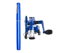 Huvqianu Pocket Fishing Rod | Telescopic Fly Fishing Rod with Reel | Portable Non-Slip 39 Inch Pen Pole, Professional Kit for Angler Men Women Reservoir River Sea Dock Pond