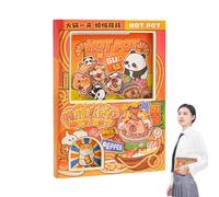 Huvqianu Pocket Notebook, Cute Vending Machine Diary, 3.62x5in Time Management Organizer, School Supply, Managing School Projects for Taking Notes During Classes