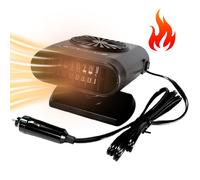 Huvqianu Portable Heater - 200w Automobile Windscreen Fan,12v/24v Windshield Defroster Automobile Interior Heating Fan for Daily Driving Trucks Trips Winter Parking Trailers Backyard Garage Travel