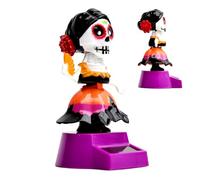 Huvqianu Rocking Skull | DIY Skull Car Decor for Interior - Funny Automatic Skeleton Statue for Office Family Friends Colleagues