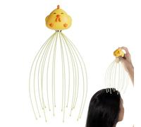 Huvqianu Scalp Massager - Ergonomic Head Massager - Ergonomic Claws 16 Fingers Knots Scraper for Men, Women, Teens, the Elderly, Friends,
