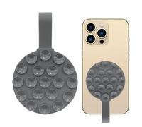 Huvqianu Silicone Suction Phone Holder - Phone Grip Case Holder with Suction Cup Mount - Hands-Free Cell Mount for Selfie, Video Call