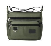Huvqianu Sling Backpack, Men Single Shoulder Bag, Practical Multifunctional, Spacious Waterproof, Trendy Backpack, Chest Pack for Short Trips, 9.84 x 3.94 x 8.27 inches, Green, Se référer au
