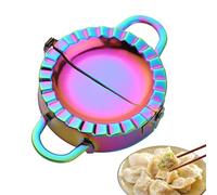 Huvqianu Stainless Steel Tortilla Sealer Crimper,Manual Dumpling Mold - Dumpling Press Stainless Steel for Tortilla Sealing Weeknight Dinners Kitchen Gadget Collectors Cooking Class