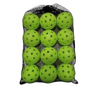 Huvqianu Training Golf Balls - Twelve Pieces Sports Equipment, Lightweight Hollow Balls with Drawstring Net Bag - for Indoor Outdoor Garden Home School Park Beach