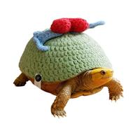 Huvqianu Turtle Sweater Knitted Clothes with Adjustable Straps - Turtle with Heart Wings for Carapace - Cold Valentine's Day Parties Cosplay and Photo