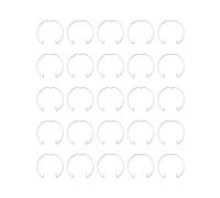 HUVZOR 25pcs Elastic Retaining Rings for Recessed Spotlight GU10 MR16 Elastic Washer Lamp Holder for Halogen Lamp Recessed with Spotlight