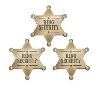 Huwane Ring Security Badge Metal Brooch Ring Bearer Gift Wedding Accessories Keepsake for Party, Rehearsal, boys, Youngs, Kids, Wedding Souvenirs,