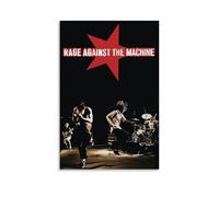 HUWERYW Rage Against Posters The Machine Poster Beautiful Canvas Wall Art Decoration Room Canvas Art Room Bedroom Decoration 08x12inch(20x30cm) Unframe-style