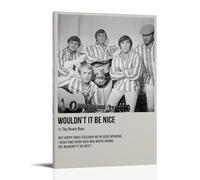 HUWERYW The Beach Boys Posters Wouldn’t It Be Nice Album Poster Beautiful Canvas Wall Art Decoration Room Canvas Art Room Bedroom Decoration 08x12inch(20x30cm) Frame-style