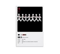 HUWERYW Three Days Grace One-X Album Poster Beautiful Canvas Wall Art Decoration Room Canvas Art Room Bedroom Decoration 16x24inch(40x60cm) Unframe-style