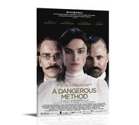 HUWERYWHUY A Dangerous Method Poster Canvas Cover Wall Art Print Aesthetic Poster Modern Art Painting for Living Room 16x24inch(40x60cm) Frame-style