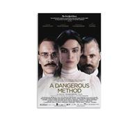 HUWERYWHUY A Dangerous Method Poster Canvas Cover Wall Art Print Aesthetic Poster Modern Art Painting for Living Room 24x36inch(60x90cm) Unframe-style