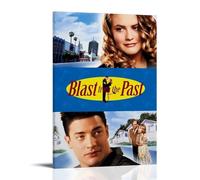 HUWERYWHUY Blast from The Past Poster Canvas Cover Wall Art Print Aesthetic Poster Modern Art Painting for Living Room 12x18inch(30x45cm) Frame-style
