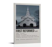 HUWERYWHUY First Reformed Poster Canvas Cover Wall Art Print Aesthetic Poster Modern Art Painting for Living Room 16x24inch(40x60cm) Frame-style