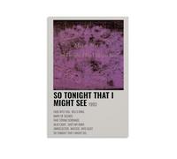 HUWERYWHUY Mazzy Star Album So Tonight That I Might See Poster Canvas Cover Wall Art Print Aesthetic Poster Modern Art Painting for Living Room 16x24inch(40x60cm) Unframe-style