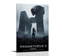 HUWERYWHUY Prometheus Poster Canvas Cover Wall Art Print Aesthetic Poster Modern Art Painting for Living Room 08x12inch(20x30cm) Frame-style