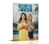 HUWERYWHUY Secrets In The Water Poster Canvas Cover Wall Art Print Aesthetic Poster Modern Art Painting for Living Room 24x36inch(60x90cm) Frame-style