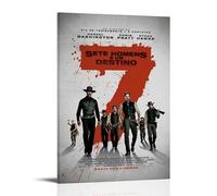 HUWERYWHUY The Magnificent Seven Poster Canvas Cover Wall Art Print Aesthetic Poster Modern Art Painting for Living Room 12x18inch(30x45cm) Frame-style