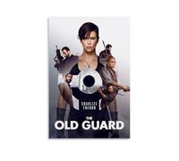 HUWERYWHUY The Old Guard Poster Canvas Cover Wall Art Print Aesthetic Poster Modern Art Painting for Living Room 12x18inch(30x45cm) Unframe-style