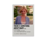 HUWERYWHUY There's Something About Mary Poster Canvas Cover Wall Art Print Aesthetic Poster Modern Art Painting for Living Room 20x30inch(50x75cm) Unframe-style