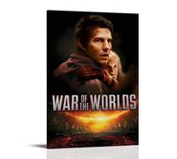 HUWERYWHUY War of The Worlds Poster Canvas Cover Wall Art Print Aesthetic Poster Modern Art Painting for Living Room 12x18inch(30x45cm) Frame-style