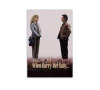HUWERYWHUY When Harry Met Sally...1 Poster Canvas Cover Wall Art Print Aesthetic Poster Modern Art Painting for Living Room 08x12inch(20x30cm) Unframe-style