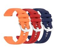 Huwokxix 20mm Watch Strap compatible with Garmin Vivoactive 5/3/Approach S12/S40/S42/S50, Adjustable Silicone Sport Wristband Replacement Band for Garmin Forerunner 55/165/245/645