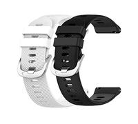 Huwokxix 22mm Watch Strap compatible with Garmin Forerunner 255,Adjustable Silicone Sports Wristband Replacement Band for Garmin Forerunner 265