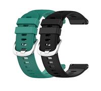 Huwokxix 22mm Watch Strap compatible with Garmin Forerunner 255,Adjustable Silicone Sports Wristband Replacement Band for Garmin Forerunner 265