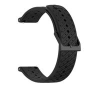 Huwokxix 22mm Watch Strap compatible with Suunto 9 peak pro/9 peak/5 peak,Adjustable Silicone Sports Wristband Replacement Band (Black)