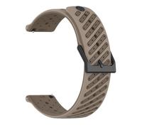 Huwokxix 22mm Watch Strap compatible with Suunto 9 peak pro/9 peak/5 peak,Adjustable Silicone Sports Wristband Replacement Band (Brown)
