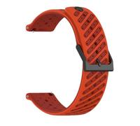 Huwokxix 22mm Watch Strap compatible with Suunto 9 peak pro/9 peak/5 peak,Adjustable Silicone Sports Wristband Replacement Band (Orange)