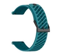 Huwokxix 22mm Watch Strap compatible with Suunto 9 peak pro/9 peak/5 peak,Adjustable Silicone Sports Wristband Replacement Band (Dark green)