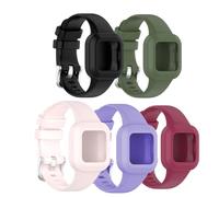 Huwokxix Watch Strap Compatible with Garmin vivofit jr 3,Adjustable Silicone Sports Strap Replacement Band